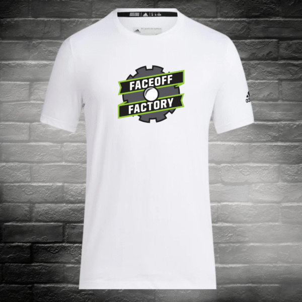 Faceoff Factory Logo - Adidas Clima Tech Tee