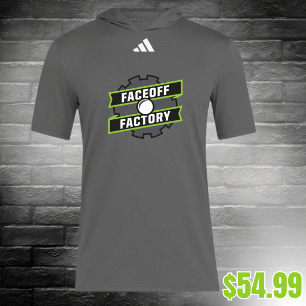 Faceoff Factory - Adidas Performance Short Sleeve Hooded Shirt - Image 2
